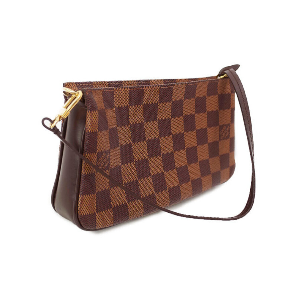 Louis Vuitton Accessory Damier Pouch Ebene Navona Brown